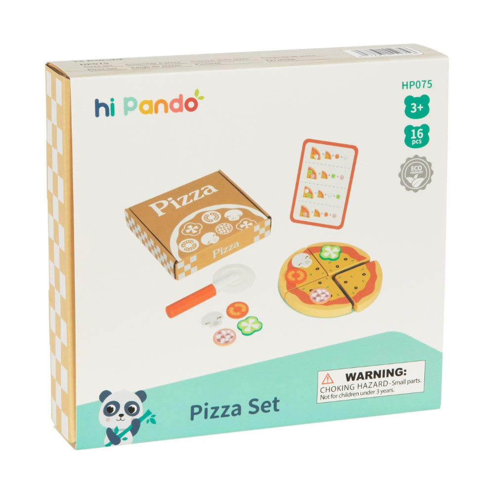 Wooden Pizza Making Set - 16 Pieces