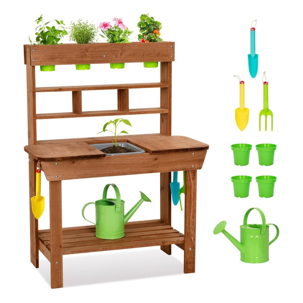 Outdoor Potting Bench & Mud Kitchen