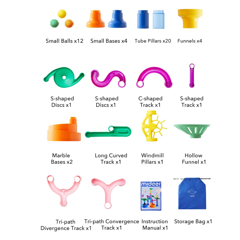 51-Piece Marble Run with Water Play