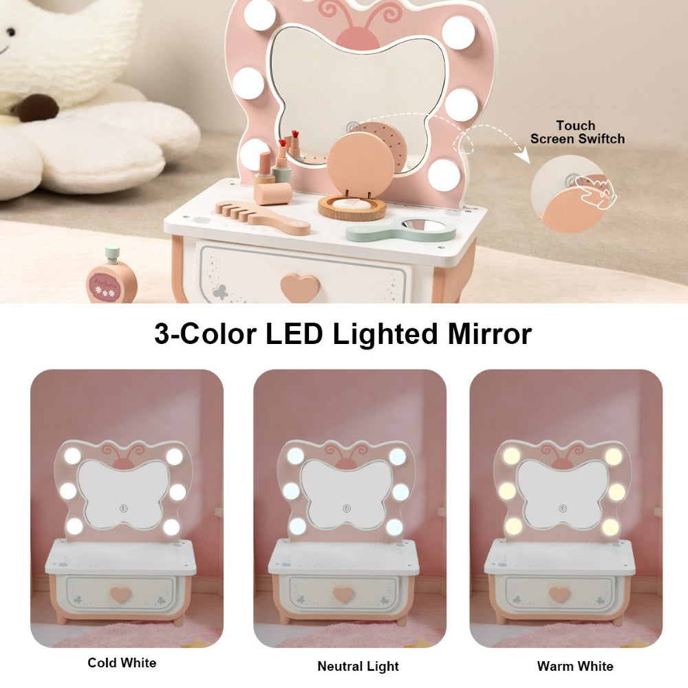 Butterfly Dressing Table Set - 14 Pieces