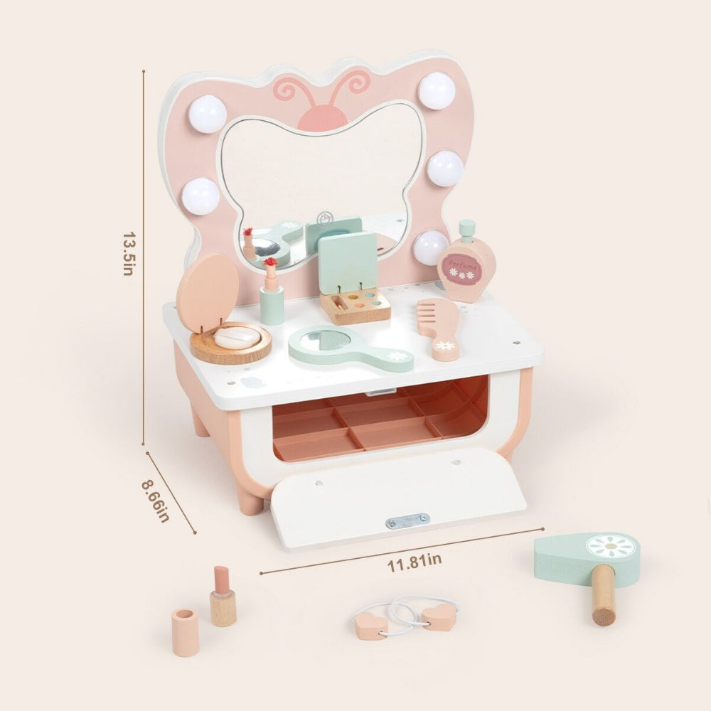 Butterfly Dressing Table Set - 14 Pieces