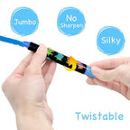 Baby Roo Silky Washable Crayons - 6 Colours