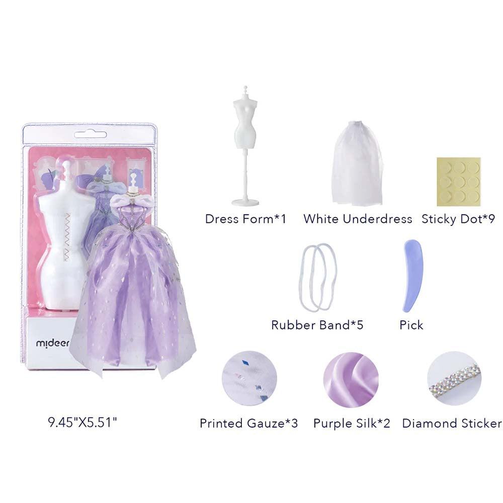 Fashion Designer Dress Kit - Purple