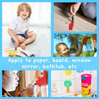 Baby Roo Silky Washable Crayons - 6 Colours