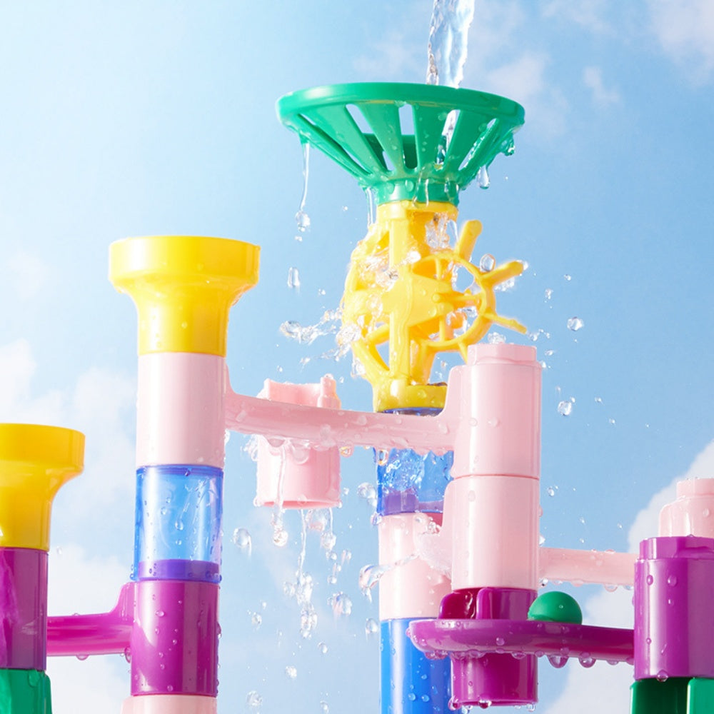 51-Piece Marble Run with Water Play