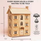 Grand Natural Wooden Dolls House