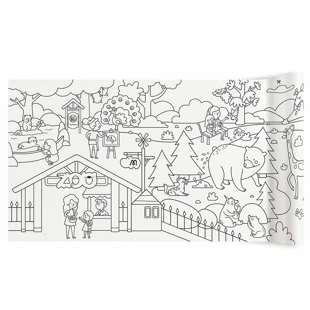 Dinosaur Adhesive Colouring Scroll - 4m