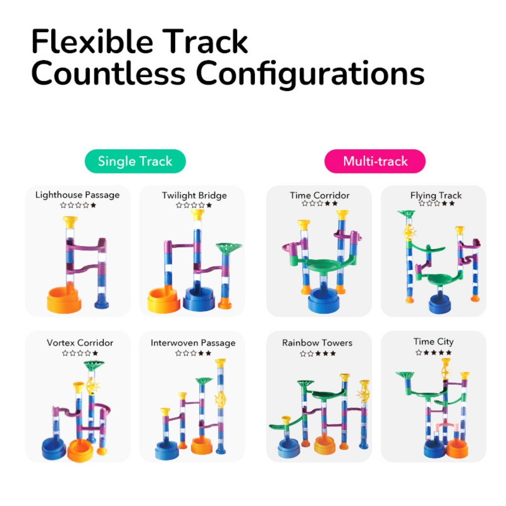 51-Piece Marble Run with Water Play