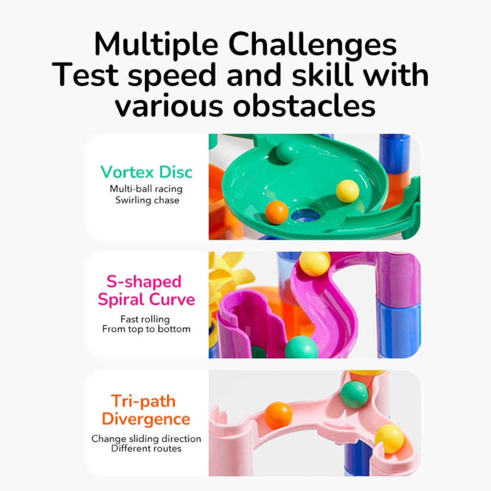 51-Piece Marble Run with Water Play