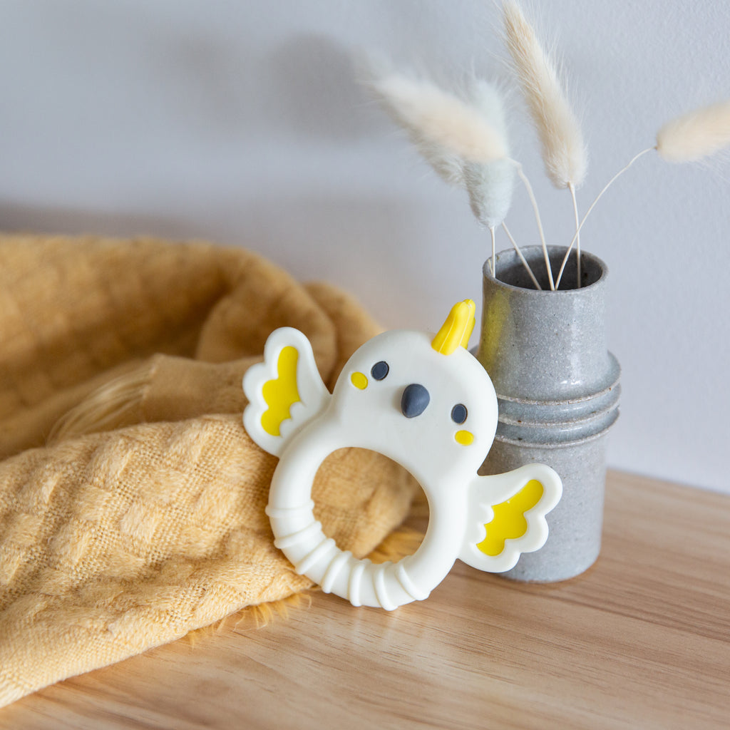Tiger Tribe Baby Teether - Cockatoo