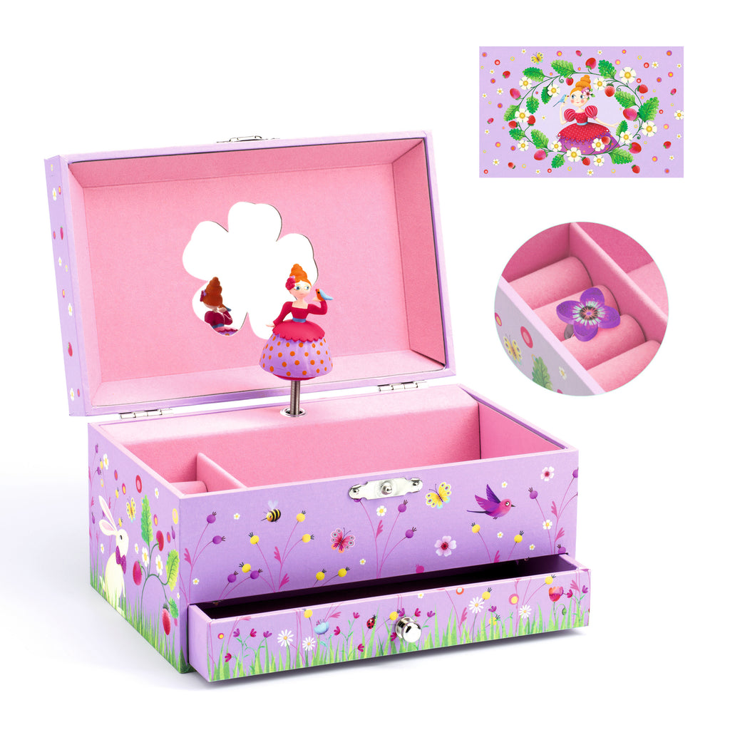 Djeco Princess’ Melody Jewellery Box
