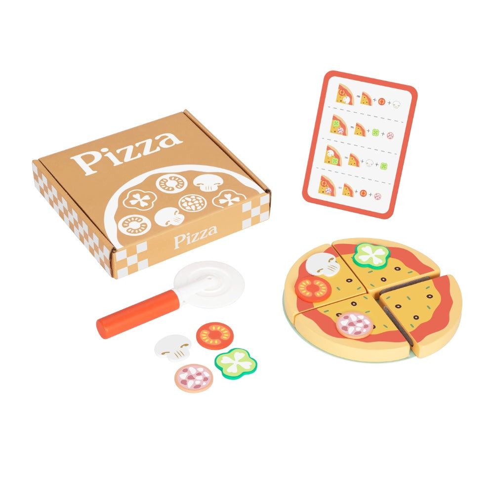 Wooden Pizza Making Set - 16 Pieces