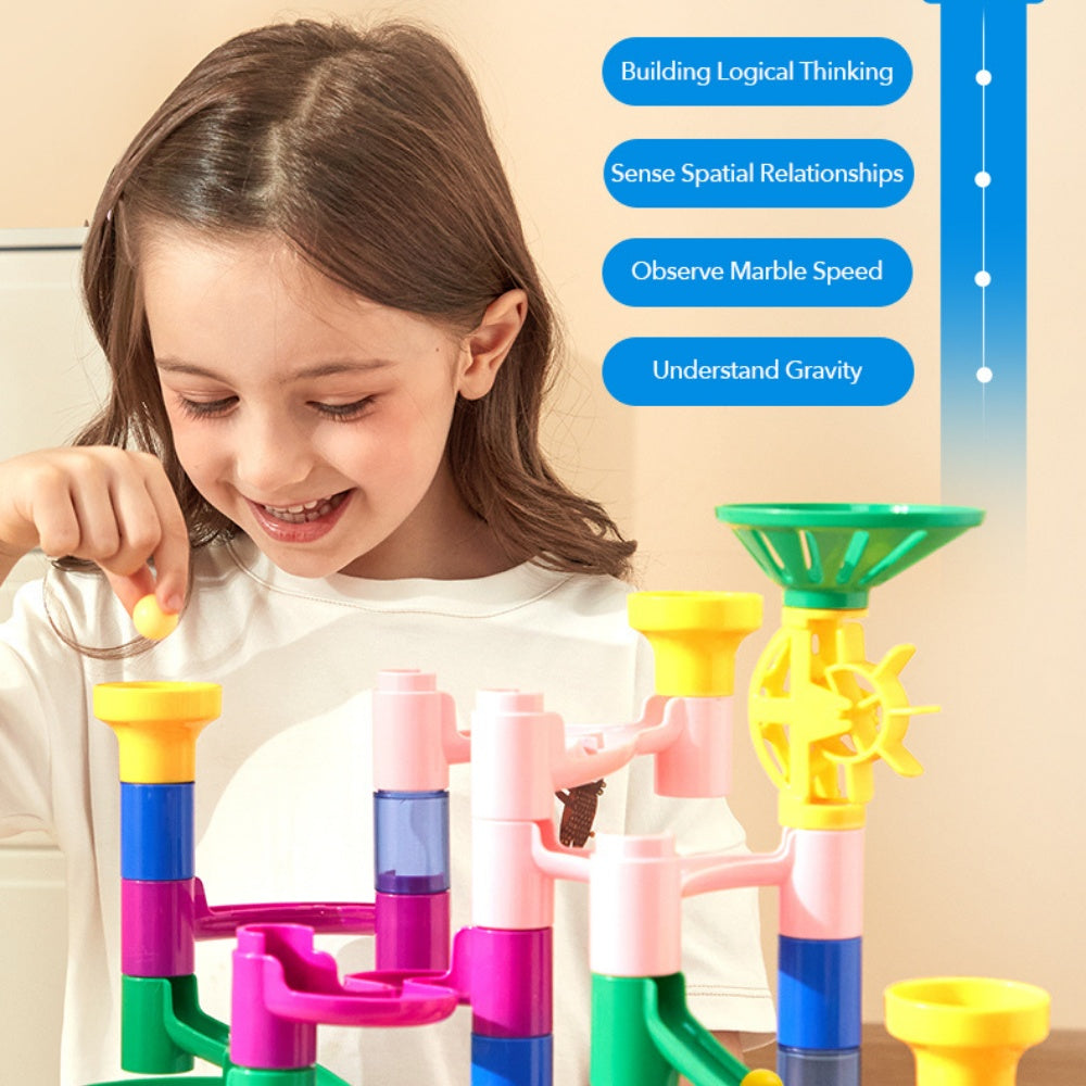 51-Piece Marble Run with Water Play