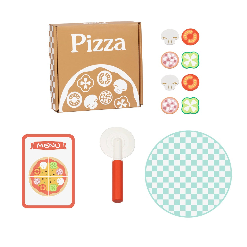 Wooden Pizza Making Set - 16 Pieces